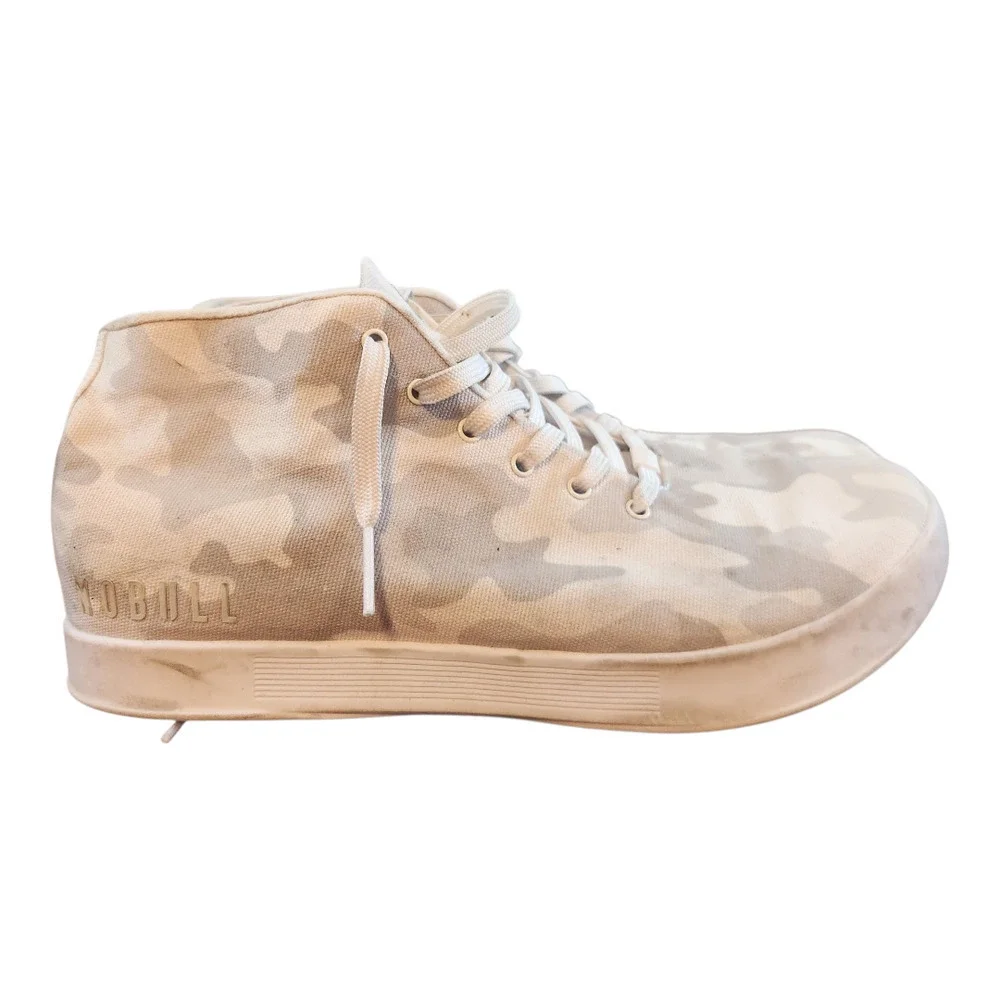NoBULL high top shoes unisex men 10.5 Women 12 artic camo canvas trainer workout